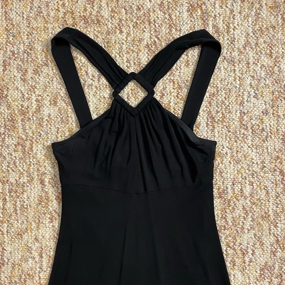 Vintage 90s Nine West X strap halter dress - Picture 5 of 8